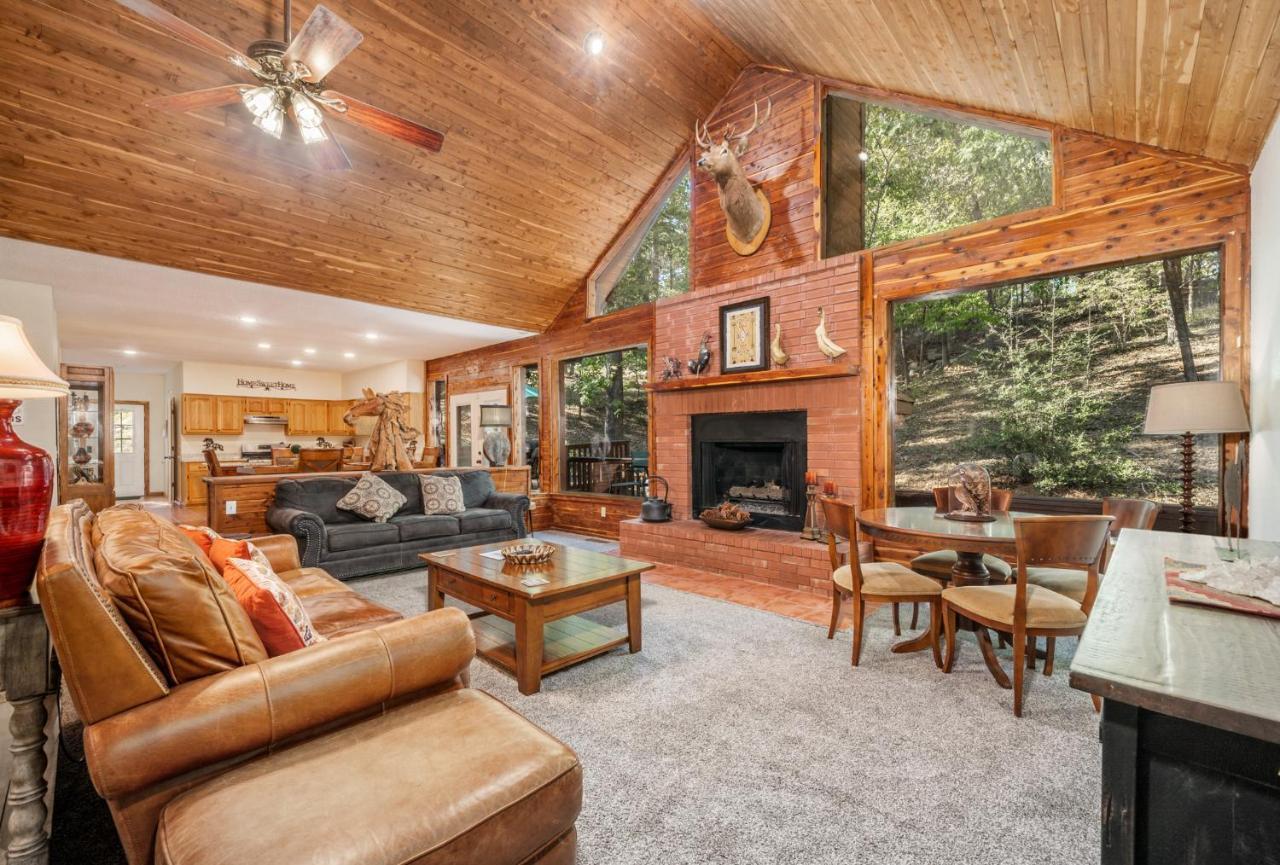 Luxury Rock Creek Cabin W Deck By Lake Hamilton Hot Springs Exterior foto