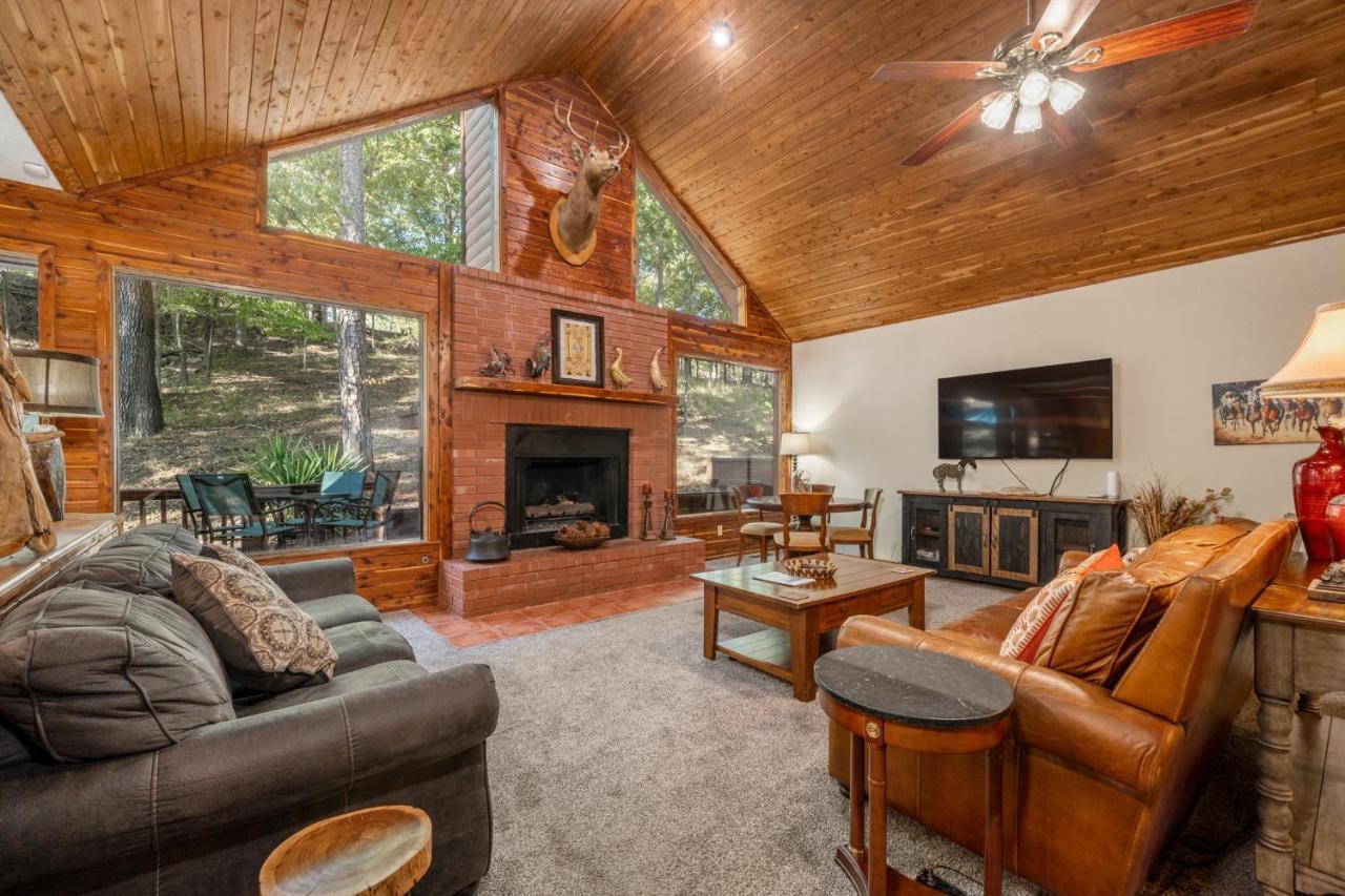Luxury Rock Creek Cabin W Deck By Lake Hamilton Hot Springs Exterior foto