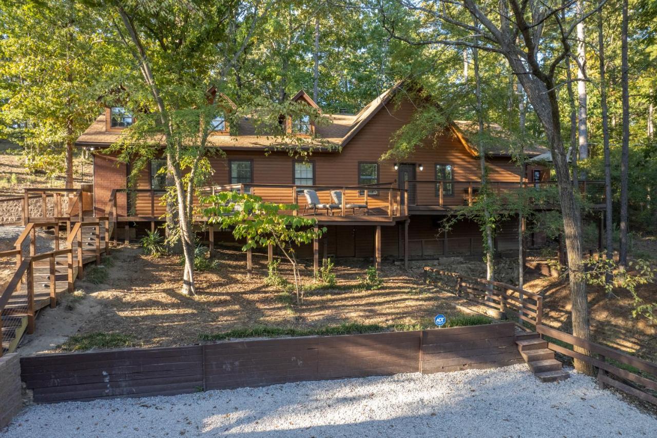 Luxury Rock Creek Cabin W Deck By Lake Hamilton Hot Springs Exterior foto